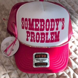 OTTO Bright Pink Trucker Hat